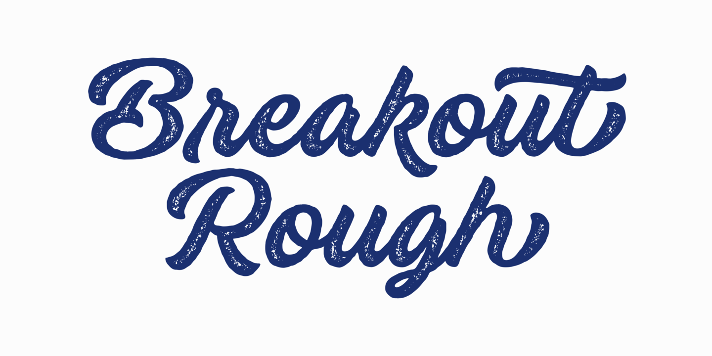 Пример шрифта Breakout #8